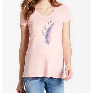 JESSICA SIMPSON Maternity Graphic Tee Top